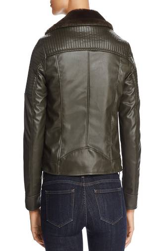 Womens genuine lambskin olive green leather motorcycle slim fit designer ladies biker jacket-cl-w426