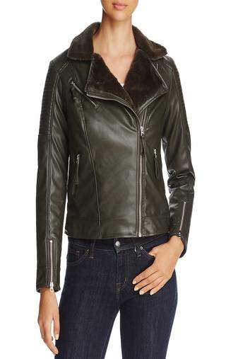 women's olive green lambskin leather biker jacket classic moto zip style