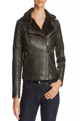 women's olive green lambskin leather biker jacket classic moto zip style