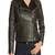 Womens genuine lambskin olive green leather motorcycle slim fit designer ladies biker jacket-cl-w426