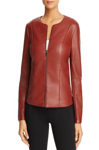 Womens genuine lambskin orange leather motorcycle slim fit designer ladies biker jacket-cl-w428