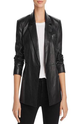 Womens genuine lambskin black leather motorcycle slim fit designer ladies biker jacket-cl-w429