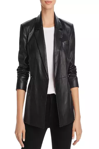 Womens genuine lambskin black leather motorcycle slim fit designer ladies biker jacket-cl-w429