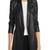 Womens genuine lambskin black leather motorcycle slim fit designer ladies biker jacket-cl-w429