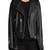 Womens genuine lambskin black leather motorcycle slim fit designer ladies biker jacket-cl-w431