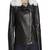 Womens genuine lambskin black leather motorcycle slim fit designer ladies biker jacket-cl-w433