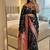 Black Color zari weaving Work silk saree