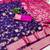 Dark Purple Color zari weaving Work silk saree