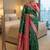 Emerald Color zari weaving Work silk saree