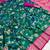 Emerald Color zari weaving Work silk saree