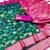 Emerald Color zari weaving Work silk saree