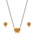 Polki inspired alloy mangalsutra