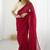 Sparkle silk ready-to-wear saree with banarasi silk blouse