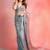 Tabby silk saree with handwork sequins & real mirror border