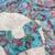 Tabby silk saree with handwork sequins & real mirror border