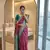 Magenta Color zari weaving Work art silk saree