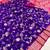 Purple Color zari weaving Work silk saree
