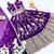 Purple sequence embroidered lehenga set