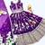 Purple sequence embroidered lehenga set