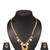 Gold plated fancy necklace set of south indian theam