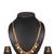 Gold plated fancy necklace set of south indian theam