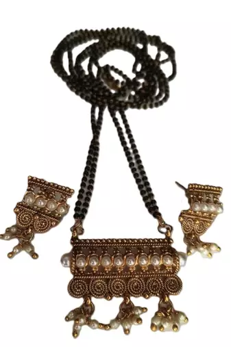 Beautiful Gold with Pearl Mangalsutra