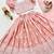 pink chinon silk frill sleeve design lehenga set