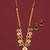 Gold plated fancy necklace set of south indian theam