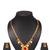 Gold plated fancy necklace set of south indian theam