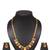 Gold plated fancy necklace set of south indian theam