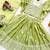 Perrot chinon silk frill sleeve design lehenga set