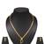 Gold plated fancy necklace set of south indian theam