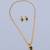 Gold plated fancy necklace set of south indian theam