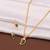 Gold plated fancy necklace set of south indian theam