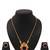 Gold plated fancy necklace set of south indian theam