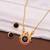 Gold plated fancy necklace set of south indian theam