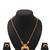 Gold plated fancy necklace set of south indian theam