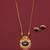 Gold plated fancy necklace set of south indian theam