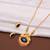 Gold plated fancy necklace set of south indian theam