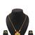 Gold plated fancy necklace set of south indian theam