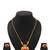 Gold plated fancy necklace set of south indian theam