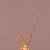 Gold plated fancy necklace  of south indian theam