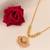 Gold plated fancy necklace  of south indian theam