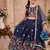 Designer sequence embroidered work wedding kids lehenga choli