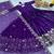 Stunning Purple Sequins Georgette Evening Wear Gown With Dupatta