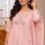  light pink  heay roman silk with embroidery work embroidery  kurta set