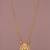 Gold plated fancy necklace  of south indian theam
