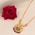 Gold plated fancy necklace  of south indian theam