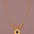 Gold plated fancy necklace  of south indian theam