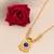 Gold plated fancy necklace  of south indian theam